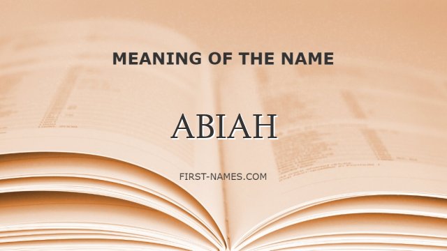 ABIAH
