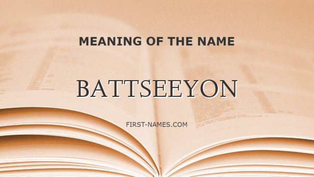 BATTSEEYON