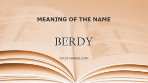 BERDY