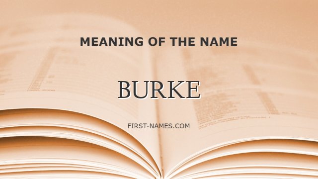 BURKE