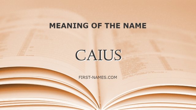 CAIUS