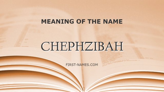 CHEPHZIBAH