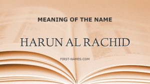HARUN AL RACHID