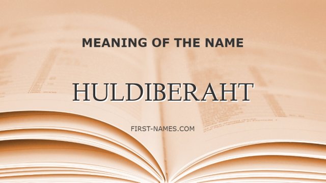 HULDIBERAHT