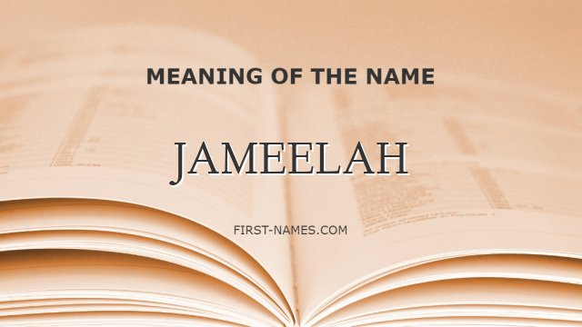 JAMEELAH