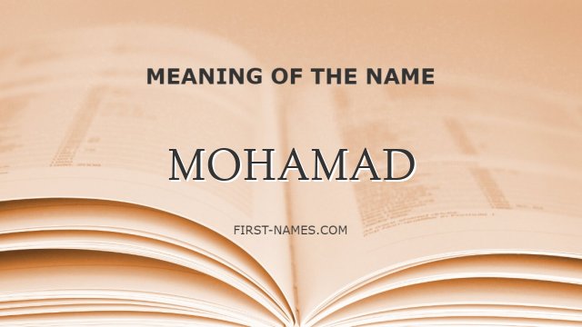 MOHAMAD