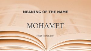 MOHAMET