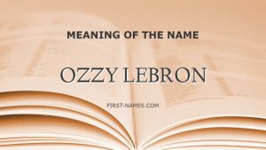 OZZY LEBRON