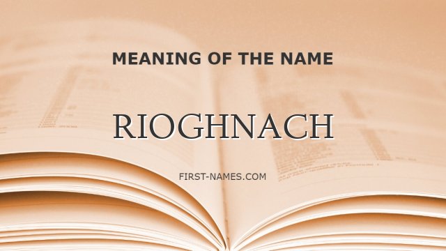 RIOGHNACH