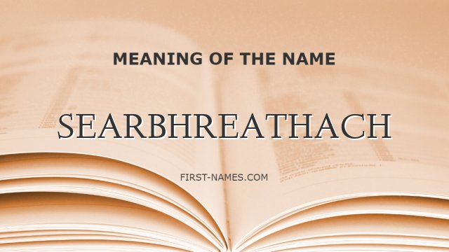 SEARBHREATHACH