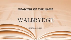 WALBRYDGE