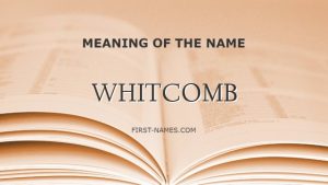 WHITCOMB
