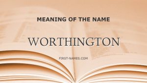 WORTHINGTON