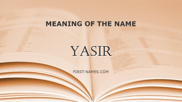 YASIR
